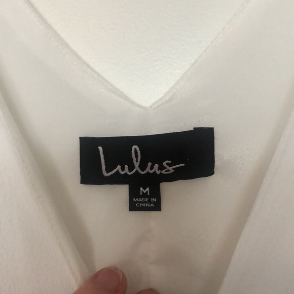 Lulu’s white dress M - Picture 10 of 10